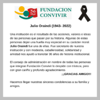 In memoriam Julio Oraindi